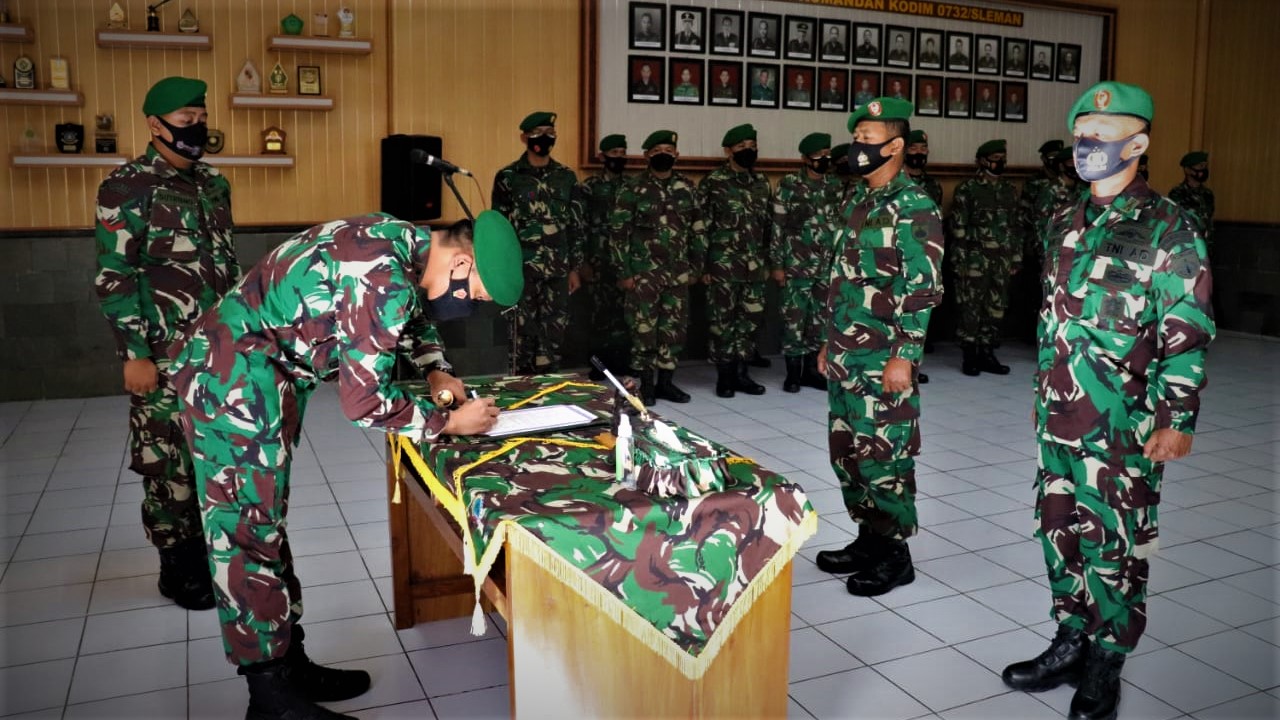 Dandim 0732/Sleman Pimpin Sertijab Dan Masa Persiapan Pensiun ...