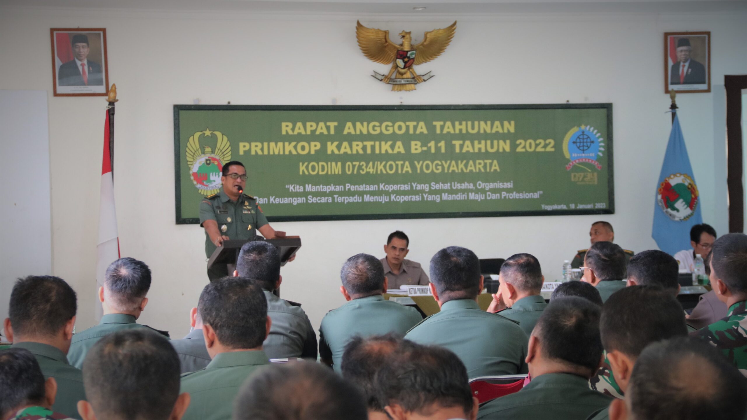 Primkopad Kodim 0734/Kota Yogyakarta Gelar Rapat Anggota Tahunan (RAT) Primkopad ...