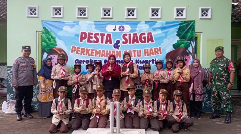 Babinsa Ngemplak Dukung Pesta Siaga Pramuka 