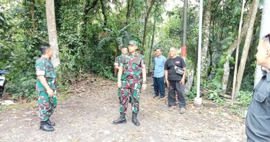 Pastikan Tepat Sasaran, Dandim 0732/Sleman Tinjau Lokasi TMMD