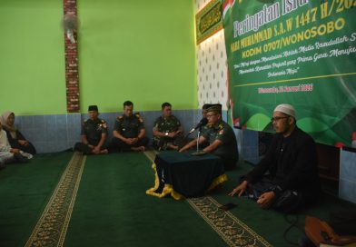 Kodim 0707/Wonosobo Gelar Peringatan Isra Mi’raj Nabi Muhammad SAW 1447 H/2026 M, Tekankan Teladan Akhlak Rasul untuk Bentuk Prajurit Prima Kodim 0707/Wonosobo Gelar Peringatan Isra Mi’raj Nabi Muhammad SAW 1447 H/2026 M, Tekankan Teladan Akhlak Rasul untuk Bentuk Prajurit Prima