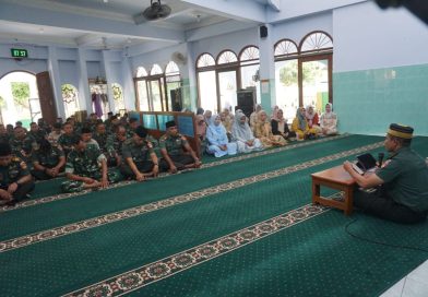 Kodim 0731/Kulon Progo Selenggarakan PengajianPeringatan Isra Mi’raj Nabi Muhammad SAW 1447 H