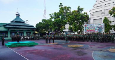 Pelihara Disiplin dan Nasionalisme Prajurit, Korem 072/Pamungkas Gelar Upacara Bendera Pelihara Disiplin dan Nasionalisme Prajurit, Korem 072/Pamungkas Gelar Upacara Bendera
