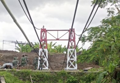 Pembangunan Jembatan Gantung Garuda Mulai Kelihatan Hasilnya 