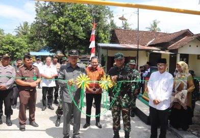 Dandim Sleman Dampingi Forkopimda Tinjau Hasil TMMD 