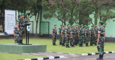 Dandim Sleman Lepas Cuti Gelombang Pertama 