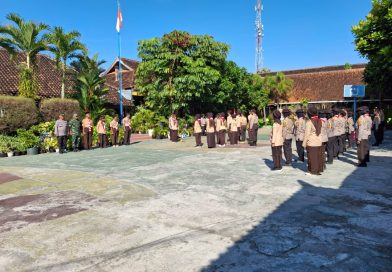 Babinsa Hadiri Pelantikan Pengurus Dewan Kerja Ranting Pramuka