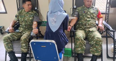 Anggota Kodim Sleman Menunjukkan Kepeduliannya Anggota Kodim Sleman Menunjukkan Kepeduliannya