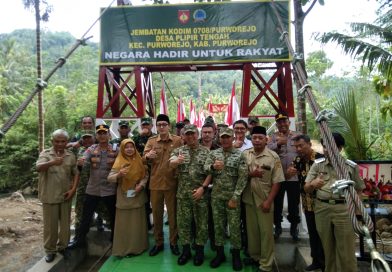 Danrem 072/Pamungkas Hadiri Launching 200 Titik Jembatan Garuda oleh KASAD
