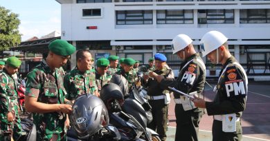 Tekan Pelanggaran Berkendara, Korem 072/Pamungkas Terima Sosialisasi Ops Gaktib Yustisi Sub Denpom IV/2 Yogyakarta