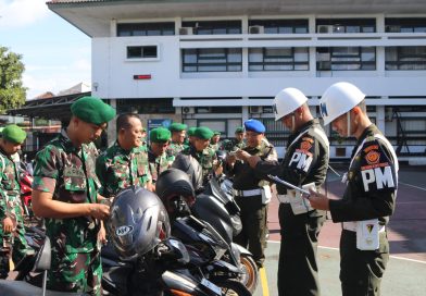 Tekan Pelanggaran Berkendara, Korem 072/Pamungkas Terima Sosialisasi Ops Gaktib Yustisi Sub Denpom IV/2 Yogyakarta