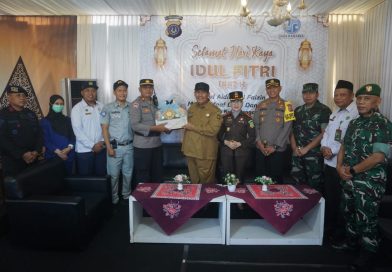 Kasdim 0731/Kulon Progo Ikuti Peninjauan Pos Pengamanan Hari Raya Idul Fitri 1447