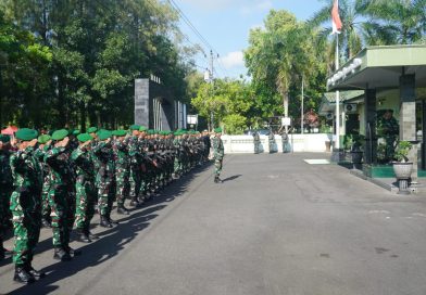 Kodim 0731/Kulon Progo Gelar Upacara Pengibaran Bendera