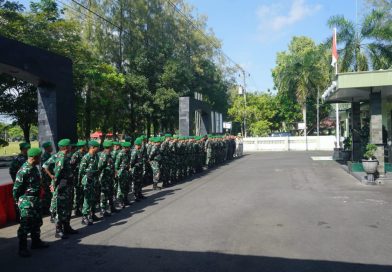 Dandim 0731/Kulon Progo Pimpin Apel Pemberangkatan Cuti Hari Raya Idul Fitri 1447 H