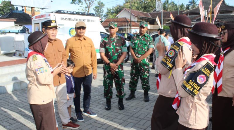Dandim 0729/Bantul Bersama Forkopimda Pantau Pos Pengamanan Lebaran