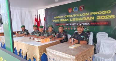 Kodim 0731/Kulon Progo Pengamanan Arus Mudik dan Perayaan Idul Fitri 1447 H