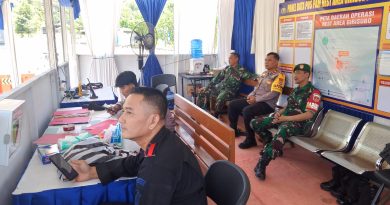 Kodim 0730/Gunungkidul Laksanakan Monitoring Dan Pengamanan Intensif Di Pos Pam Wilayah.