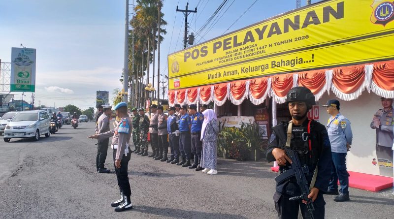 Wujudkan Rasa Aman, Personel Kodim 0730/Gunungkidul Tunjukkan Dedikasi Tinggi di Pos PAM