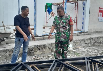 Babinsa Bokoharjo Prambanan Sleman Pastikan Pembangunan KDKMP Sesuai Target 