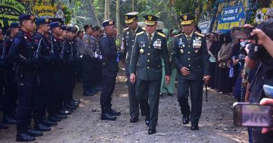 Danrem 072/Pamungkas Hadiri Upacara Persemayaman Prajurit TNI Gugur Dalam Tugas di Lebanon