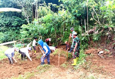 Kodim Wonosobo Bangun Jembatan Garuda, Warga : Akses Antar Desa Makin Mudah