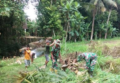 Pembangunan Jembatan Gantung Garuda Jatisarono Nanggulan Kulon Progo