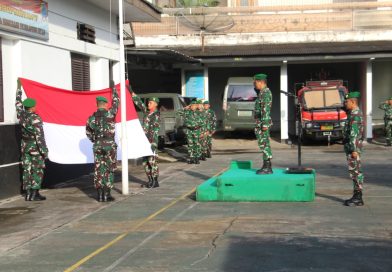 Di Bawah Langit Temanggung, Prajurit Kodim 0706 Teguhkan Loyalitas dalam Khidmat Upacara Bendera