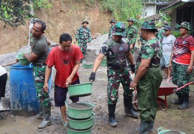 TMMD Sengkuyung Tahap II Kodim 0729/Bantul Mulai Pembangunan Infrastruktur di Muntuk