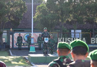 Dandim Sleman Bacakan Amanat Kasad