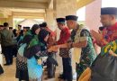 Dandim 0730/Gunungkidul Hadiri Pelepasan Jemaah Haji Kloter 10 Kabupaten Gunungkidul