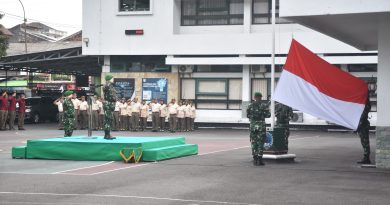 Tingkatkan Disiplin dan Nasionalisme, Korem 072/Pamungkas Gelar Upacara Bendera Rutin