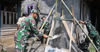Dari Dinding Kayu Jadi Tembok Permanen, Impian Suposo Akhirnya Terwujud Berkat TNI Melalui TMMD