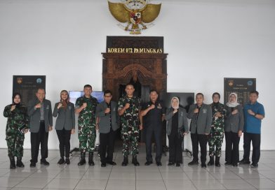 Danrem 072/Pamungkas Terima Audensi Universitas Jenderal Achmad Yani Yogyakarta (UNJAYA)