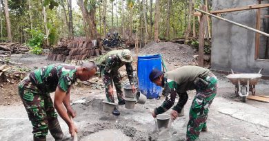 Pengecoran Ring Atas Tembok Rumah Pak Kanardi