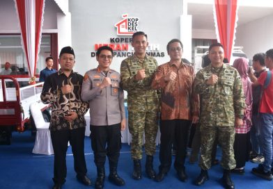 Danrem 072/Pamungkas Hadiri Launching Koperasi Desa/Kelurahan Merah Putih oleh Presiden RI Secara Nasional