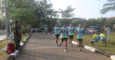 Tingkatkan Fisik Prajurit, Kodim 0730/Gunungkidul Gelar Tes Kesegaran Jasmani dan Ketangkasan Renang Periode I Tahun 2026.