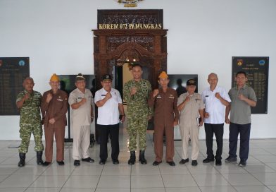Danrem 072/Pamungkas Terima Audiensi Ormas Kejuangan DIY