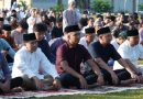 Danrem 072/Pamungkas Hadiri Shalat Idul Adha dan Serahkan Hewan Kurban di Yonif 403/Wirasada Prastista