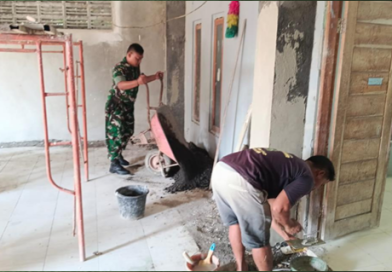 Memasuki Hari ke-10, Karya Bakti Rehab Panti Asuhan dan Pembuatan Akta Kelahiran Korem 072/Pamungkas Capai Progres Sesuai Target