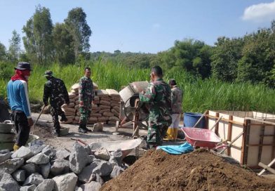 Kolaborasi TNI dan Warga di Kalurahan Gari Percepat Mobilitas dan Dorong Pertumbuhan Ekonomi Lokal