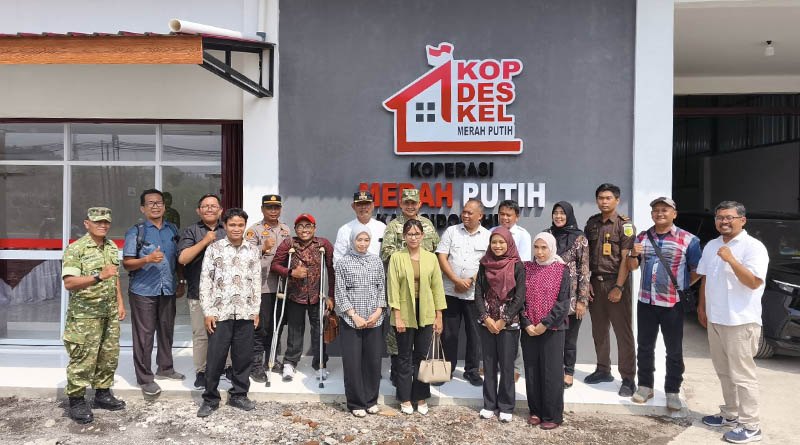 Dandim Sleman bersama Forkopimda Ikuti Peresmian 1.062 KDKMP Oleh Presiden RI