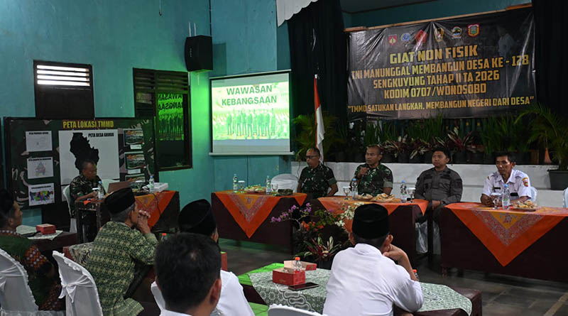Tak Hanya Bangun Fisik, Kodim 0707/Wonosobo Fokus Penyuluhan kepada Masyarakat