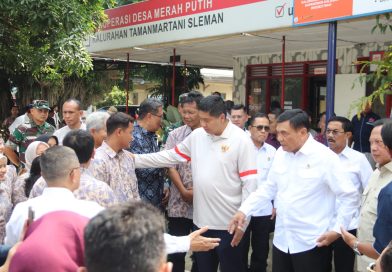 Dandim Sleman Dampingi Danrem 072/Pamungkas Hadiri Kunjungan Kerja Menko Polkam