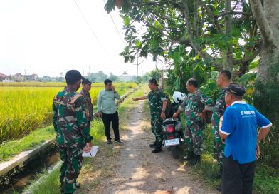 Pastikan Tepat Sasaran, Pasiter Tinjau Lokasi TMMD