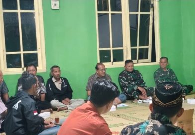 Koramil Depok Sleman Sosialisasikan Pembangunan Jembatan