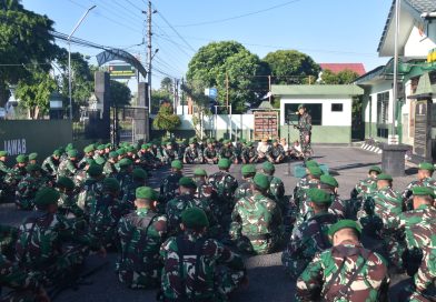 Dandim 0707/Wonosobo Letkol Inf Yoyok Sunyitno Berikan Santiaji Lewat Jam Komandan: Selalu Bersyukur dan Jaga Kesehatan