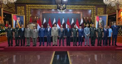 Panglima TNI Dampingi Menhan RI Terima Kunjungan Wakil Perdana Menteri sekaligus Menteri Negara Urusan Pertahanan Qatar