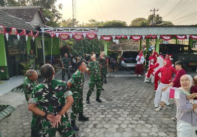 Lomba Agustusan di Koramil berlangsung Meriah
