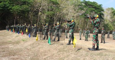 Pelihara Kemampuan Prajurit Kodim Sleman Gelar Latihan Menembak Senjata Ringan