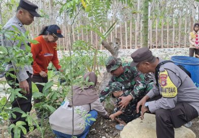 Peringati HUT TNI ke-81, Kodim 0730/Gunungkidul Gelar Penanaman Pohon Serentak di Besari Siraman